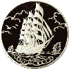 100 рублей 2006 года Фрегат «Мир»