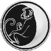 3 рубля 2004 года Обезьяна