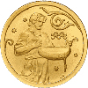 25 рублей 2005 года Водолей