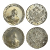 Рубль 1754-1757 года
